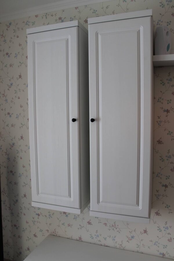 Living clasic din MDF infoliat Alb Fibros model Narcisa (1)