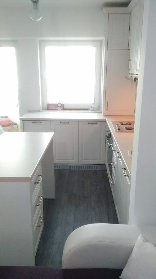 Bucatarie clasica din MDF infoliat Alb ultramat model Anemona (2)