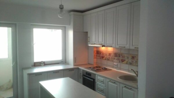 Bucatarie clasica din MDF infoliat Alb ultramat model Anemona (4)