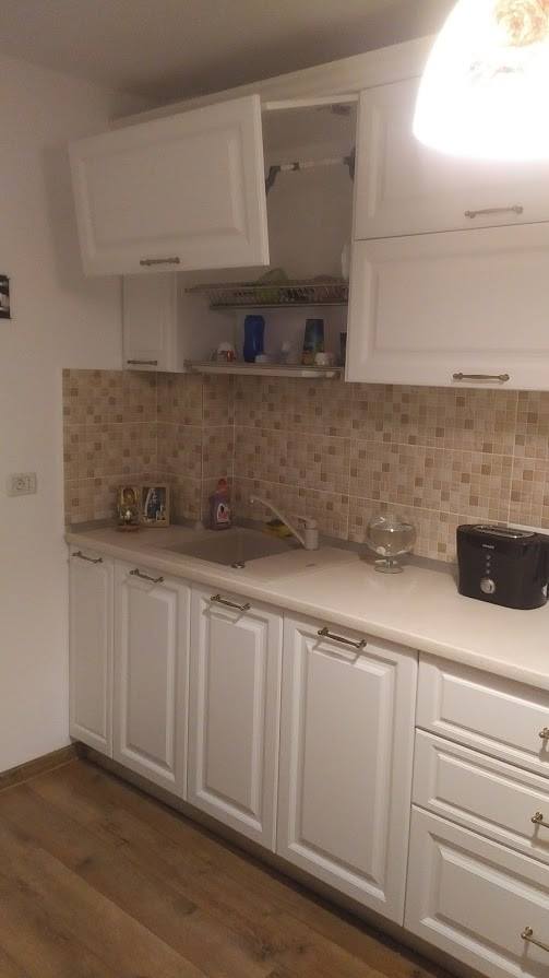 Bucatarie clasica din MDF infoliat Alb ultramat model Magnolia (1)