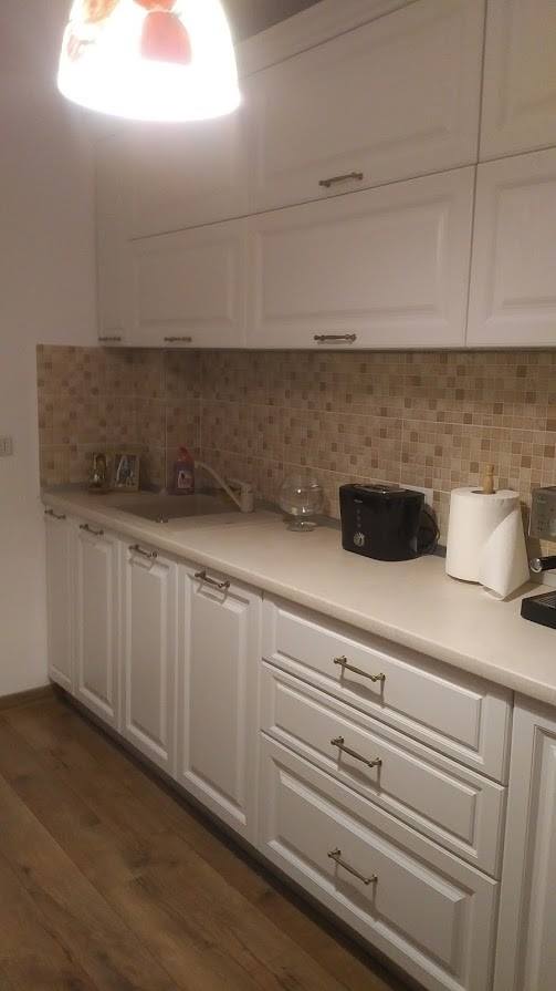 Bucatarie clasica din MDF infoliat Alb ultramat model Magnolia (3)