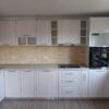 Bucatarie clasica din MDF infoliat Alb ultramat model Trandafir (3)