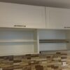 Bucatarie clasica din MDF infoliat Gri Alb ultramat model Nufar (4)