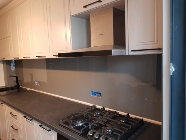 Bucatarie clasica din MDF infoliat Gri Piatra ultramat model Liliac (1)