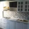 Bucatarie clasica din MDF infoliat Larice crem model Frezia (1)