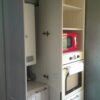 Bucatarie clasica din MDF infoliat Larice crem model Frezia (5)