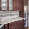 Bucatarie clasica din MDF infoliat Mahon Sierra model Mac (3)