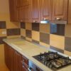 Bucatarie clasica din MDF infoliat Nuc roscat model Lalea (1)