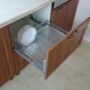 Bucatarie clasica din MDF infoliat Nuc roscat model Mac (5)