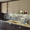 Bucatarie clasica din MDF infoliat Ulm nobil si Uni bej model Anemona (4)