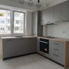Bucatarie moderna din MDF infoliat Gri piatra model Liliac (1)