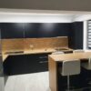 Bucatarie moderna din MDF placa Negru Soft touch model Magnolia (1)