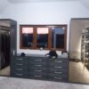 Dormitor modern din MDF infoliat Negru structo model Liliac (1)