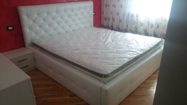 Dormitor modern din PAL Alb neted model Anemona (2)