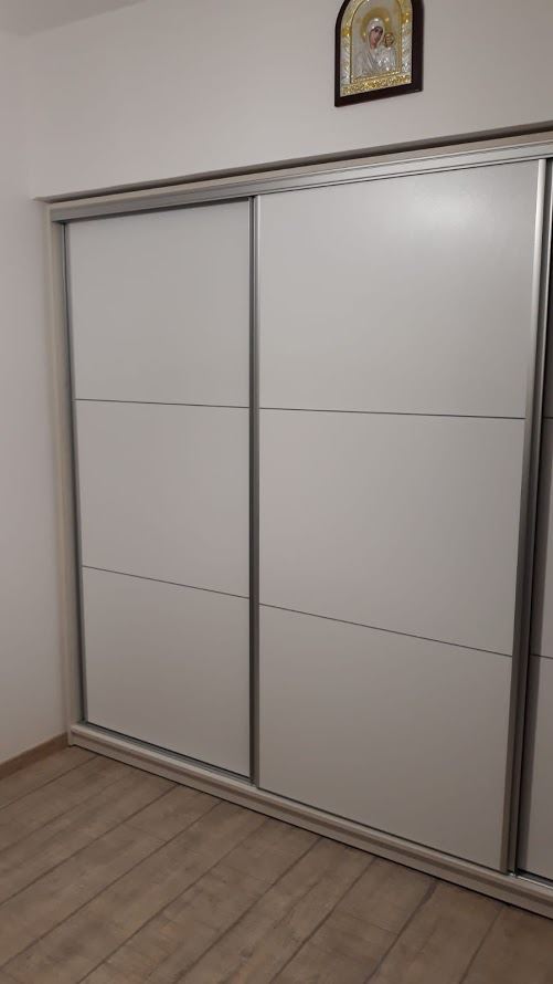 Dormitor modern din PAL Alb neted model Dalia (2)