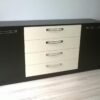 Dormitor modern din PAL Negru si Mink model Mac (1)