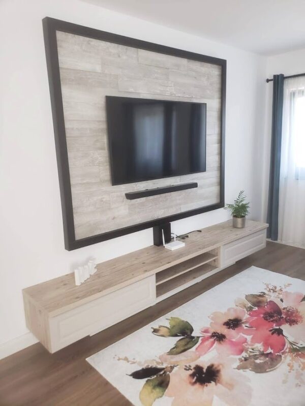 Living clasic din MDF infoliat Kashmir ultramat model Dalia (1)