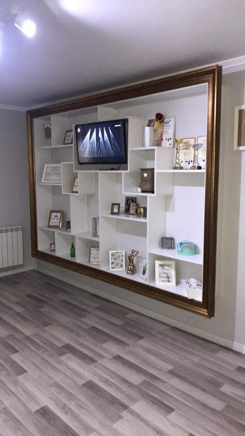 Living modern din PAL Alb neted model Dalia