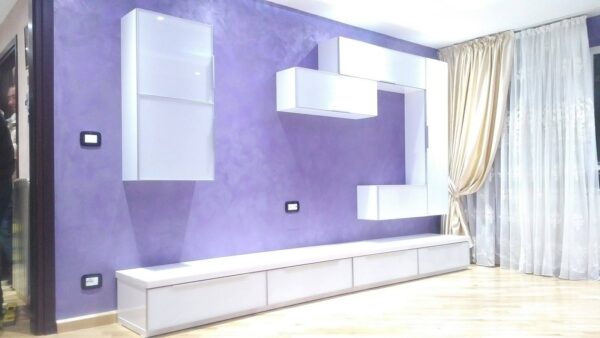 Living modern din STICLA model Liliac