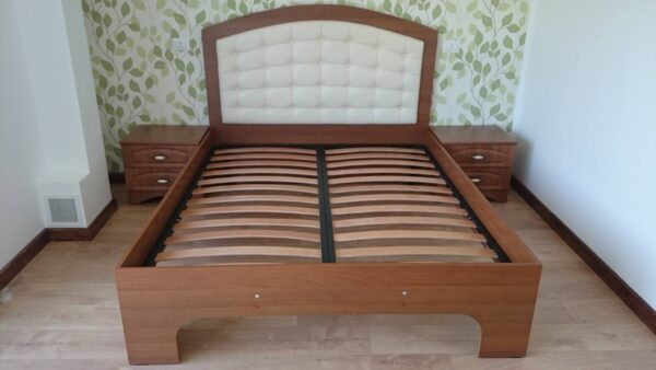 Mobilier clasic din MDF infoliat Frasin Cognac model Garoafa (4)