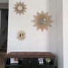 Mobilier hol din MDF infoliat Negru Structo model Crizantema (2)